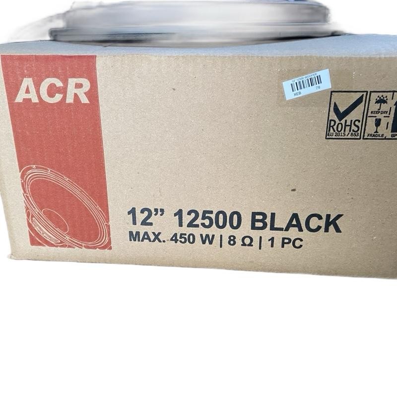 SPEAKER 12” ACR 12500 BLACK WOOFER – 450 WATT – 8 OHM
