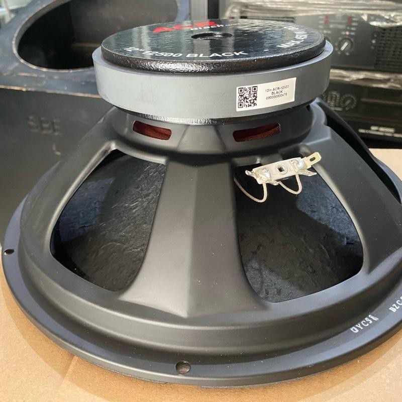 SPEAKER 12” ACR 12500 BLACK WOOFER - 450 WATT - 8 OHM
