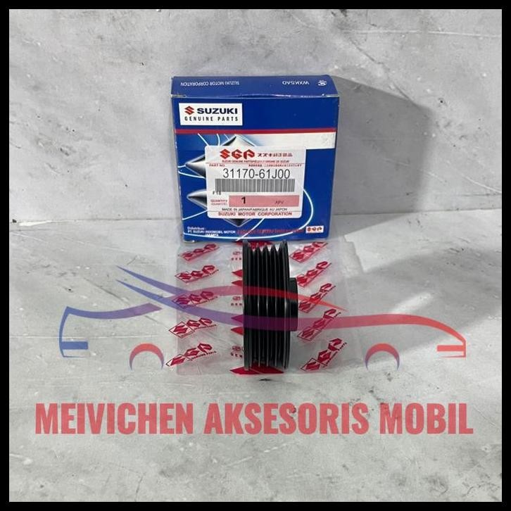 TERMURAH POLLY PULLY VAN BELT ALTERNATOR DINAMO CAS MOBIL SUZUKI APV 4PK OEM GARANSI 