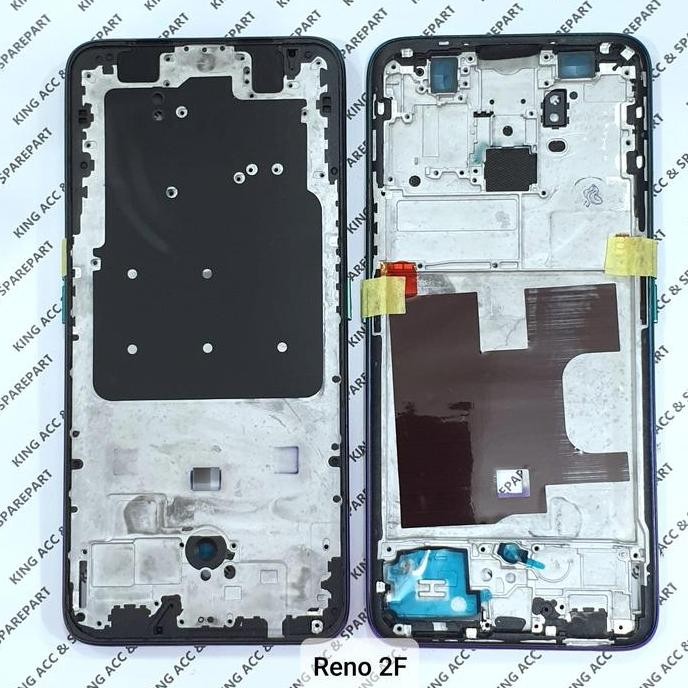 FRAME DUDUKAN LCD TULANG TENGAH OPPO RENO 2F / RENO 2Z ORIGINAL