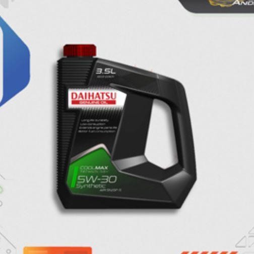 Daihatsu Genuine Oil 5W30 Api Sngf5 Synthetic 3.5L