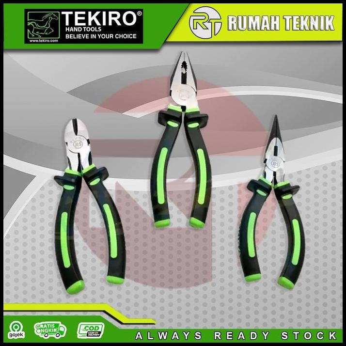 TANG KOMBINASI TEKIRO 7" TANG LANCIP TEKIRO 6" TANG POTONG TEKIRO 6"