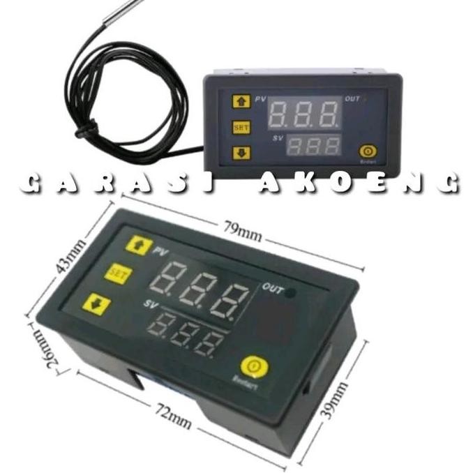 tersedia thermostat digital suhu ac mobil radiator 12v - thermoswitch sensor dc