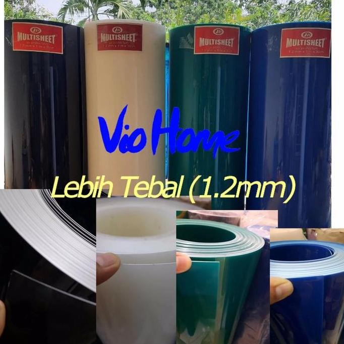 FIBER PLASTIK MULTISHEET TEBAL 1.2MM HARGA PER METER LEMBARAN POLOS ASLI