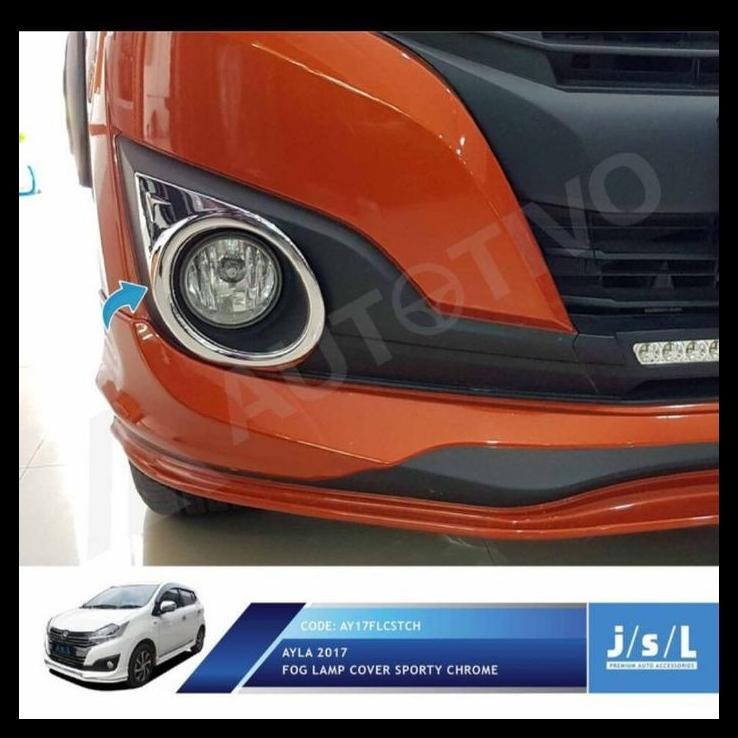 DISKON COVER FOGLAMP AYLA 2017 SPORTY CHROME JSL 