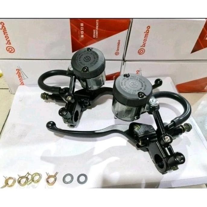 Master Rem Double Tabung Big Smoke Pcx Adv Nmax Rx Ninja - Model Brembo Original