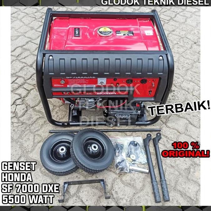 GENSET BENSIN HONDA 5000 WATT GENERATOR LISTRIK HONDA EXCELL ORIGINAL ORIGINAL DAN TERPERCAYA