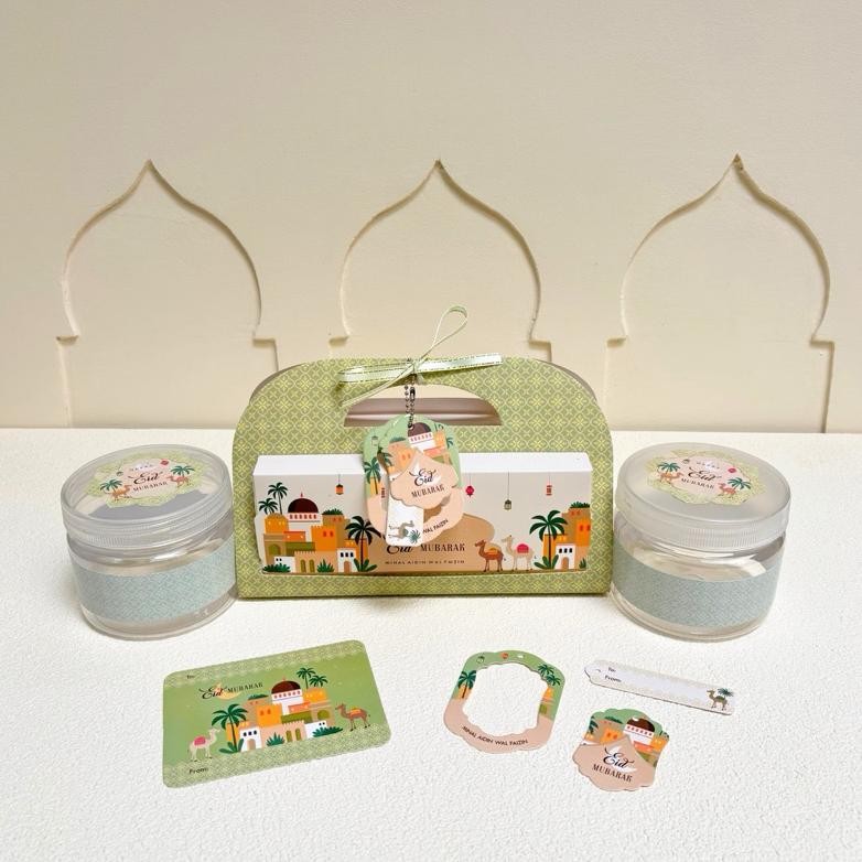 

FE24 My56 5 Set Box Jinjing Misha 18.5x9.5x8 Cm Box Eid Lebaran Idul Fitri Termurah Premium