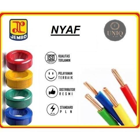 Jembo Kabel Listrik Nyaf Serabut 6 Mm 1 X 6Mm Per Meter
