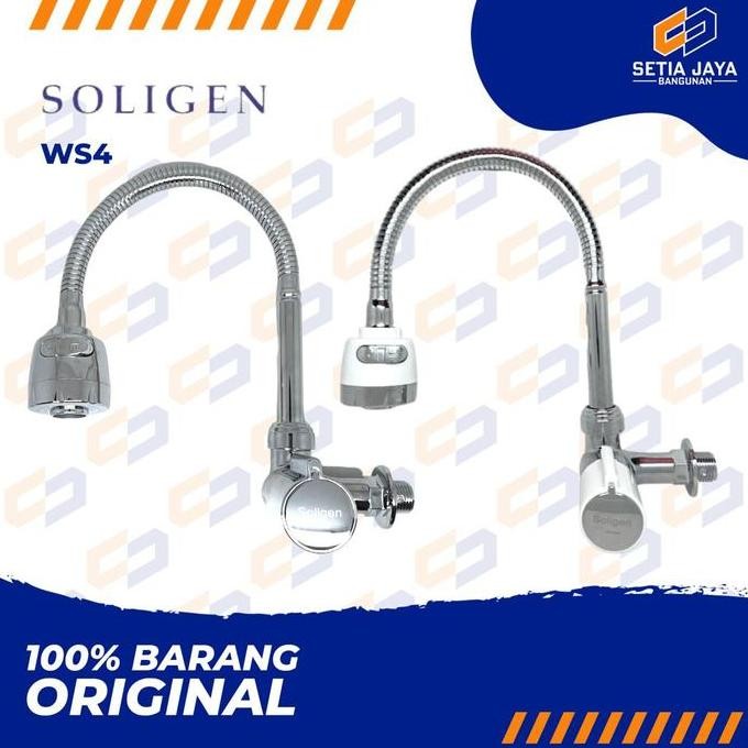 KRAN ANGSA FLEXIBLE PVC SOLIGEN WS4-W 360 AIR PLASTIK ASLI