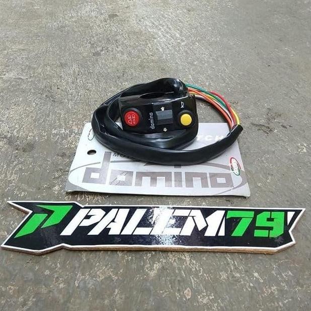 tersedia saklar kanan trail domino klakson sein lampu klx 150 adventure - saklar motor trail