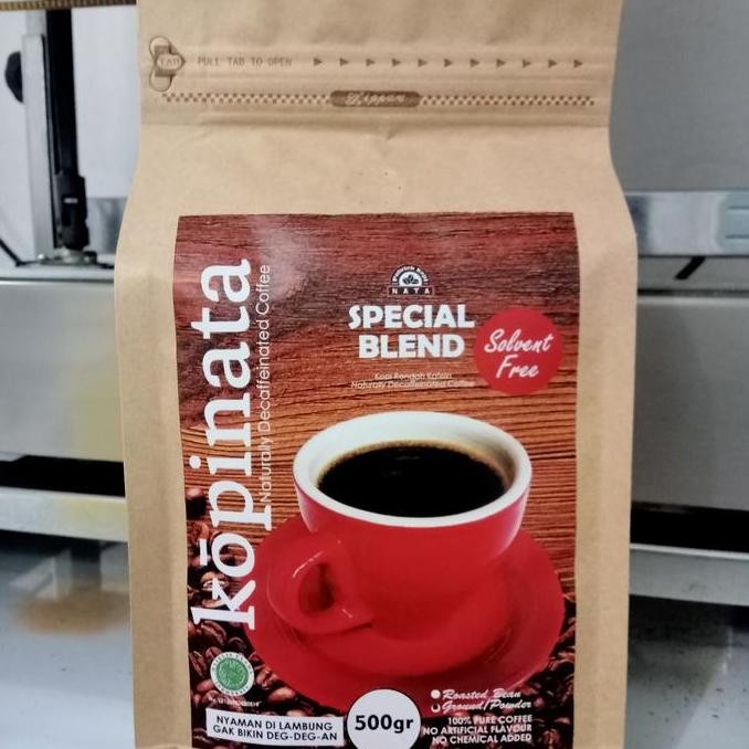 

READY KOPI DECAF RENDAH KAFEIN - SPECIAL BLEND COFFEE TANPA KAFEIN NIKMAT