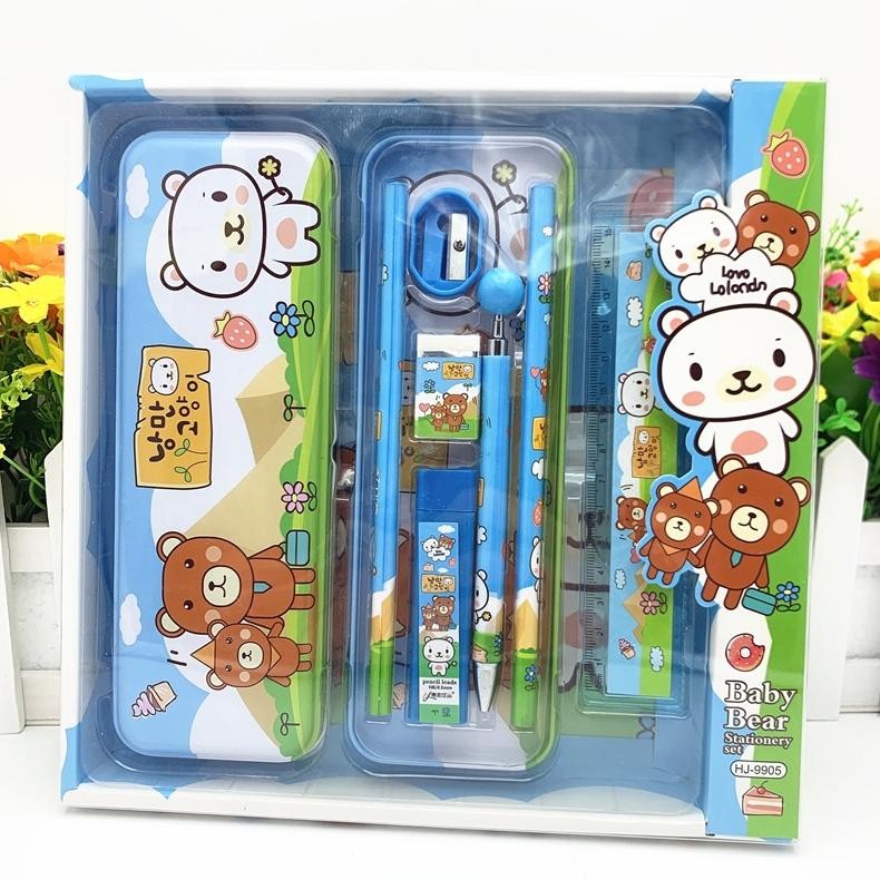 

Termurah Kotak Pensil Anak Set 7In1 Stationery Untuk Hadiah Anak Sekolah / Kotak Pensil Karakter Murah Stationery Set 8In1 / Alat Tulis Set Tepak Pensil Aq-54