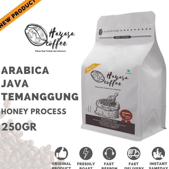 

READY KOPI ARABICA JAVA TEMANGGUNG 250G - SPECIAL EDITION HAYASA ROASTERY
