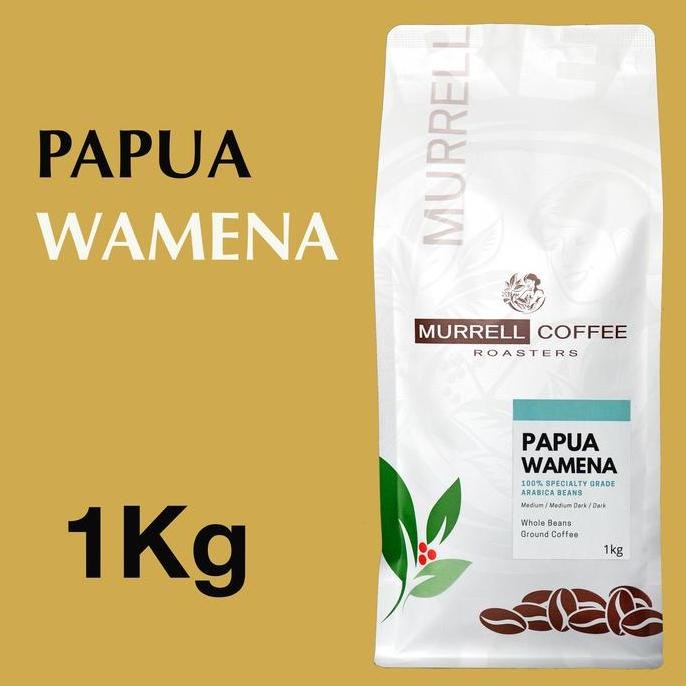 

READY KOPI ARABIKA PAPUA WAMENA 1KG - SPECIALTY BEANS BIJI & BUBUK PREMIUM ROAST