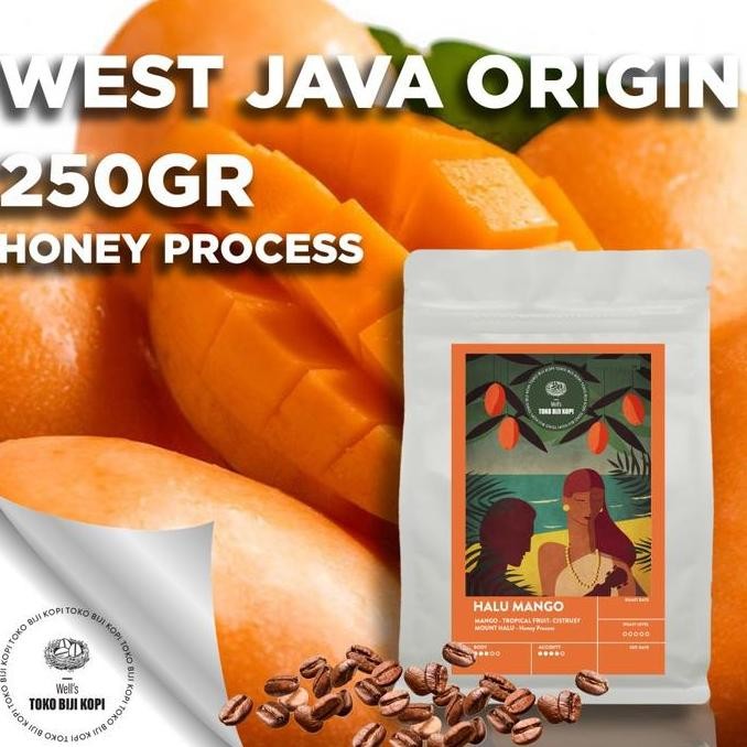 

READY BIJI KOPI ARABIKA HALU MANGO 250G - ROASTED BEAN SPECIALTY COFFEE