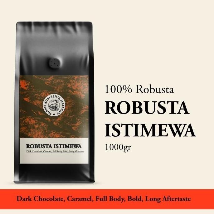 

READY SENJA MATARAM KOPI ROBUSTA ISTIMEWA 1KG - ROASTED COFFEE BUBUK BIJI