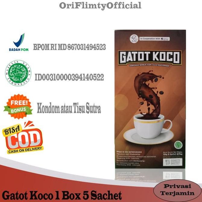 

READY KOPI GATOT KOCO BY DR. RICHARD LEE | 1 BOX ISI 5 SACHET VITALITAS HERBAL
