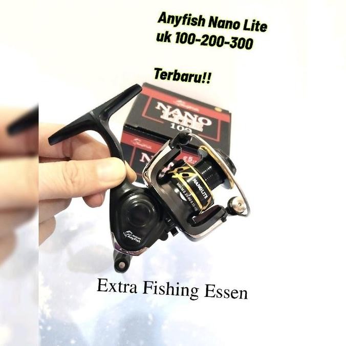 reel pancing mini anyfish nano lite 100 200 300 reel udang ukuran kecil berkualitas