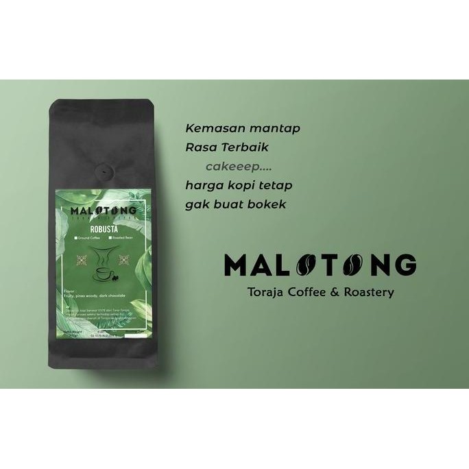 

READY KOPI ROBUSTA TORAJA MALOTONG 500GR BUBUK / BIJI SANGRAI