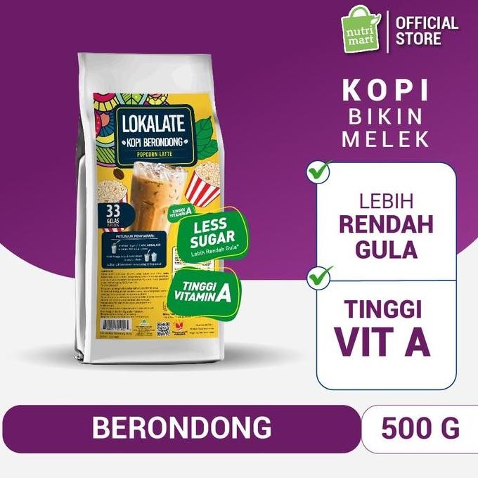 

READY LOKALATE KOPI BERONDONG 500GR - TINGGI VITAMIN A, RENDAH GULA, UNIK & LEZAT