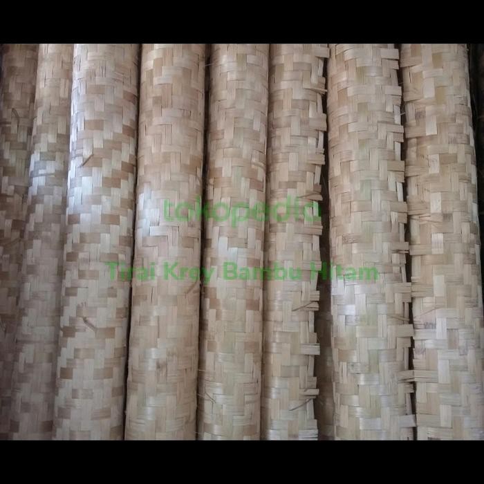 bilik ~ gedek kulit dalam bambu motif besar 2x2.5