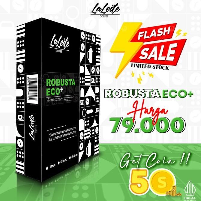 

READY KOPI ROBUSTA EKONOMIS LALEITE 900G - BUBUK/BIJI ECOPLUS