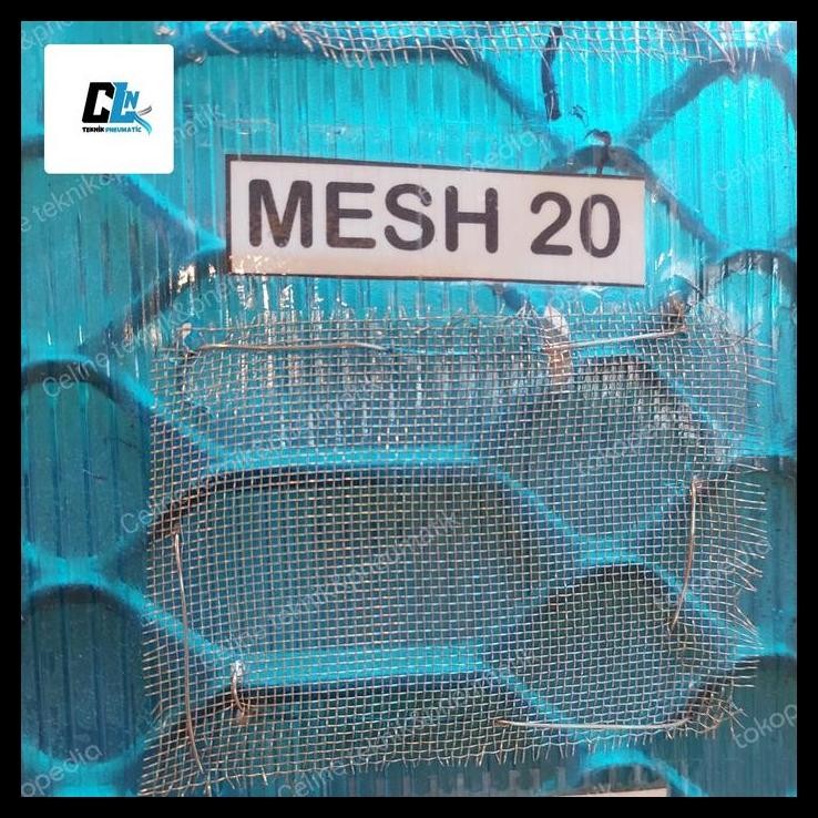 TERBARU WIREMESH MESH 20 STAINLESS 304 / KAWAT NYAMUK MESH 20 SS304 TEBAL 0.8MM 