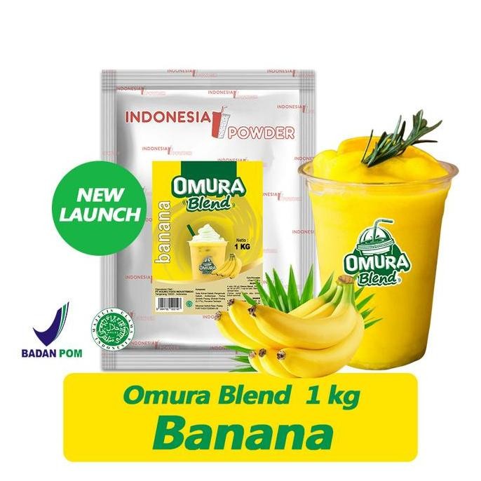 

Original Omura Banana Milk Powder Drink 1Kg - Bubuk Minuman Rasa Pisang Susu Premium