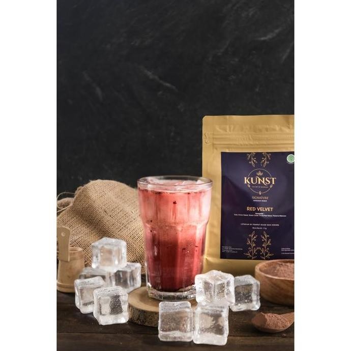

Original KUNST Red Velvet Powder Drink 1kg Bubuk Minuman Rasa Red Velvet Premium