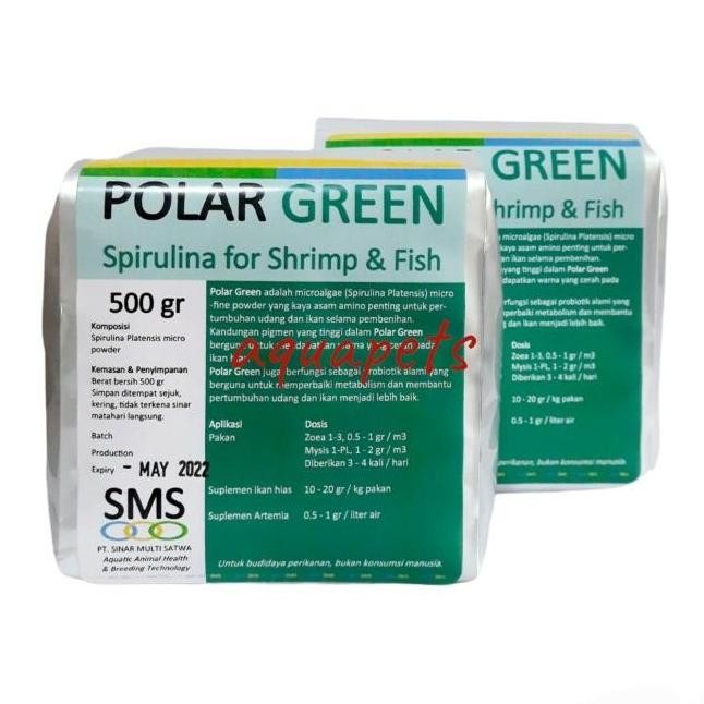 

Original Spirulina Powder 500gr Bubuk Polar Green Alami Superfood untuk Minuman & Masker
