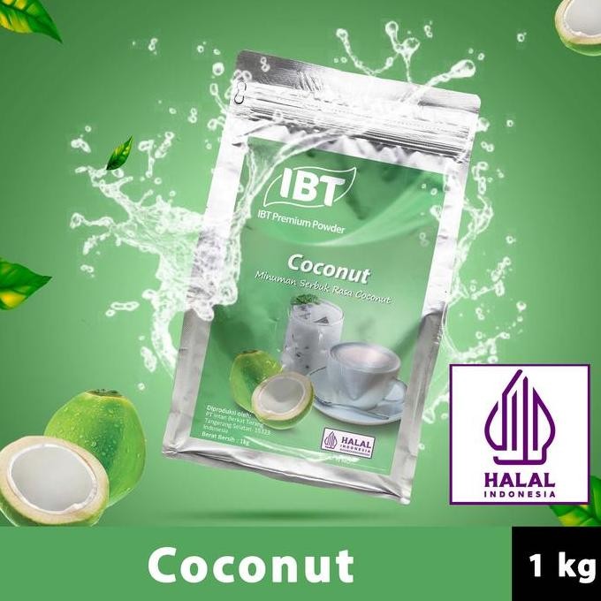 

Original Bubuk Minuman Rasa Coconut Kelapa Premium 1kg IBT Drink Powder Serbuk Minuman