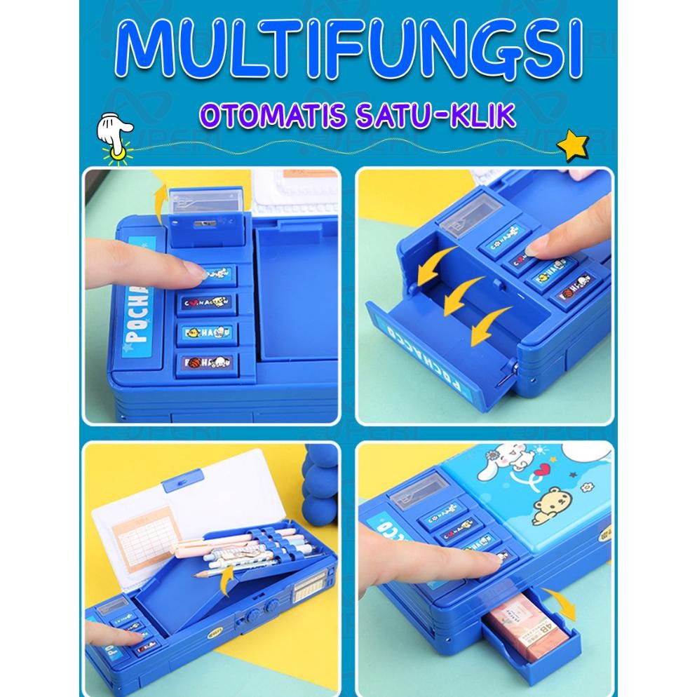 

Wes-24 New Tempat Pensil Kuromi Kotak Alat Tulis Multifungsi Kunci Kode Kotak Pensil Passward Sanrio Dua Sisi Bernilai Tinggi Kapasitas Kotak Pensil Serbaguna Tempat Kotak Pensil Mekanik Multifungsi Wes-24