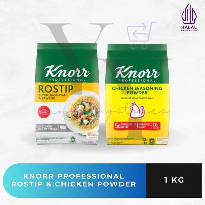 

Original Knorr Rostip Chicken Seasoning Powder 1kg Kaldu Ayam Bubuk Rasa Panggang