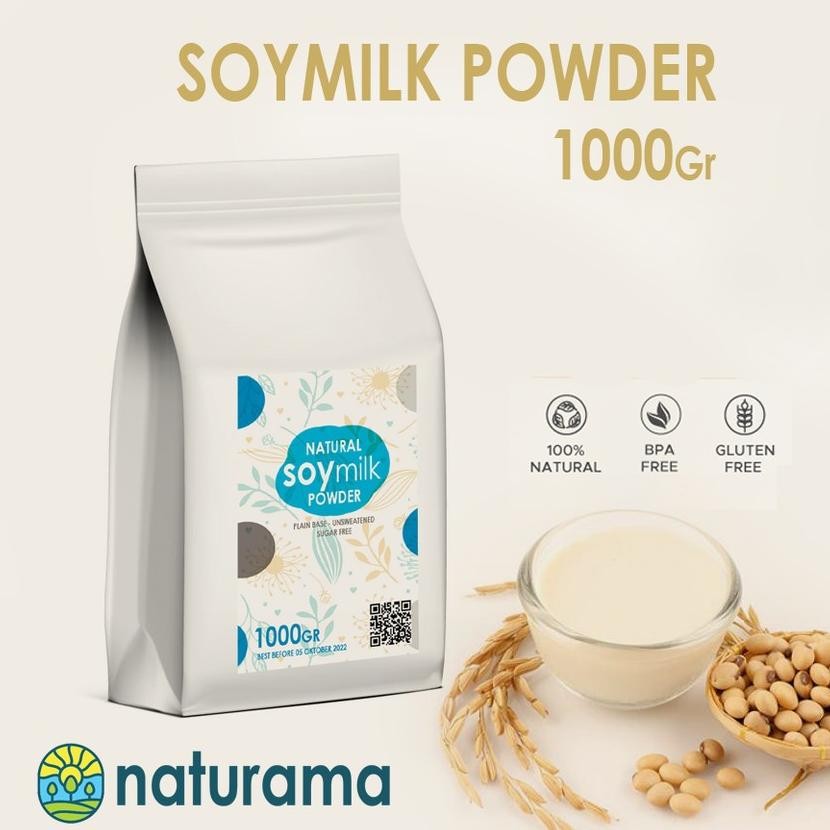 

Naturama Susu Kedelai Bubuk Organik 1 Gram Natural Soy Milk Powder