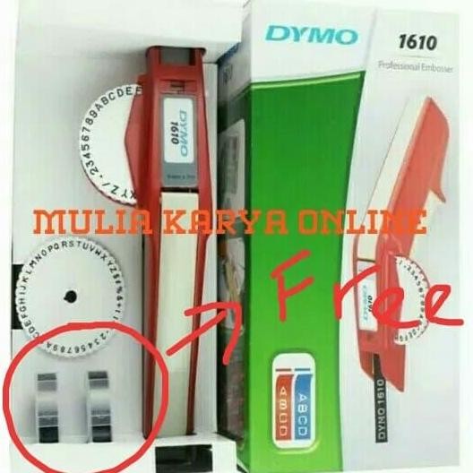 

Promo Alat Label Nama Embos Dymo 1610 ( FREE 2 PITA ) COD