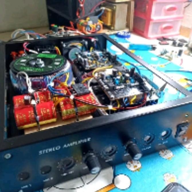Power Amplifier 10 Ampere Toroid Stereo Kualitas Terbaik Harga Termurah
