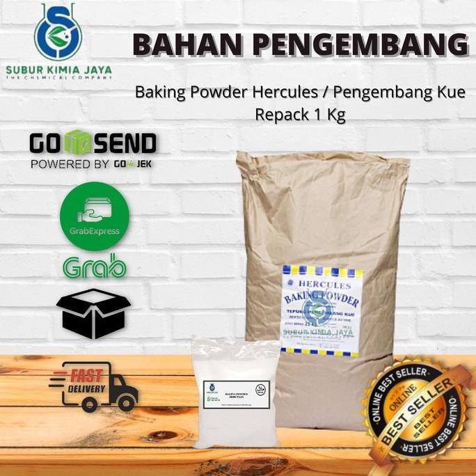 

Original Baking Powder Hercules 1Kg Bahan Kue Pengembang Roti Kering