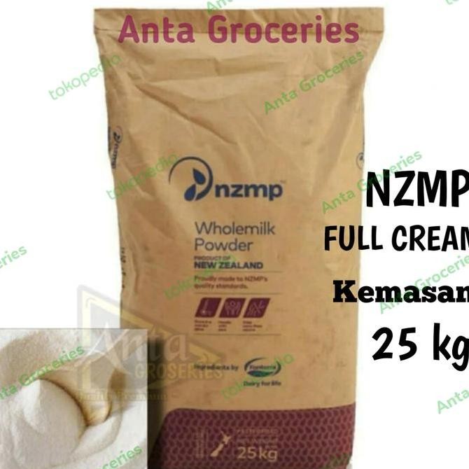 

Original NZMP Susu Bubuk Full Cream 25KG - Wholemilk Powder Import Kemasan Karung