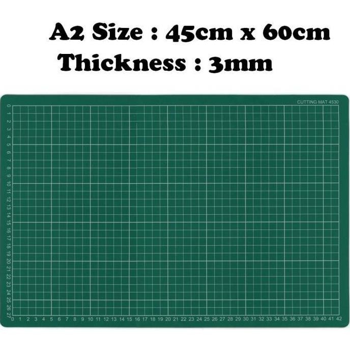 

Cutting Mat Alas Tatakan Potong Kertas Ukuran A2 45 X 60 Cm