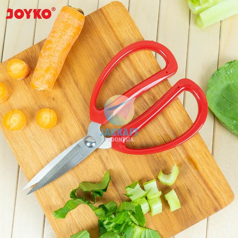 

(12 Pcs) GROSIR Gunting Kertas Kain Kardus Tebal JOYKO SC-13 / SC-14 Heavy Duty Soft Grip Gagang Empuk Lembut Anti Patah Serbaguna | BOX RB2