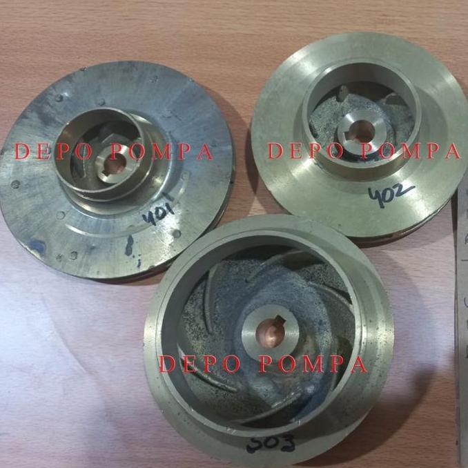 Kipas Impeller San Ei 503 /Impeller Kuningan Pompa Irigasi Centrifugal Premium