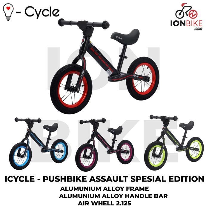 Pushbike Icycle Assault Se Alloy Balance Push Bike I-Cycle I Cycle Terbaru Ringan Murah Sepeda Kesei