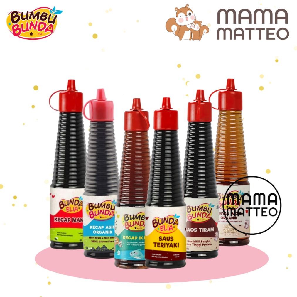 

BUMBU BUNDA BY ELIA Kecap Organik Manis Asin Ikan Saos Teriyaki Tiram Minyak Wijen / Bumbu Masak / BANDUNG Nugi