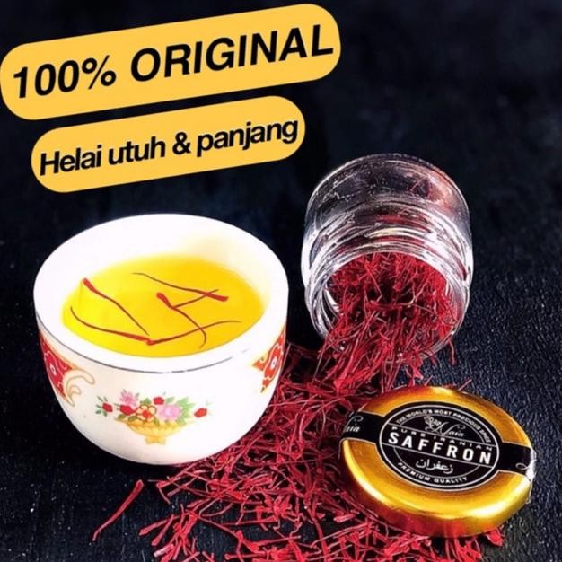 

Promo! Saffron 1 Gr Super Negin (Finest Quality) 100% Original Iran Nugi