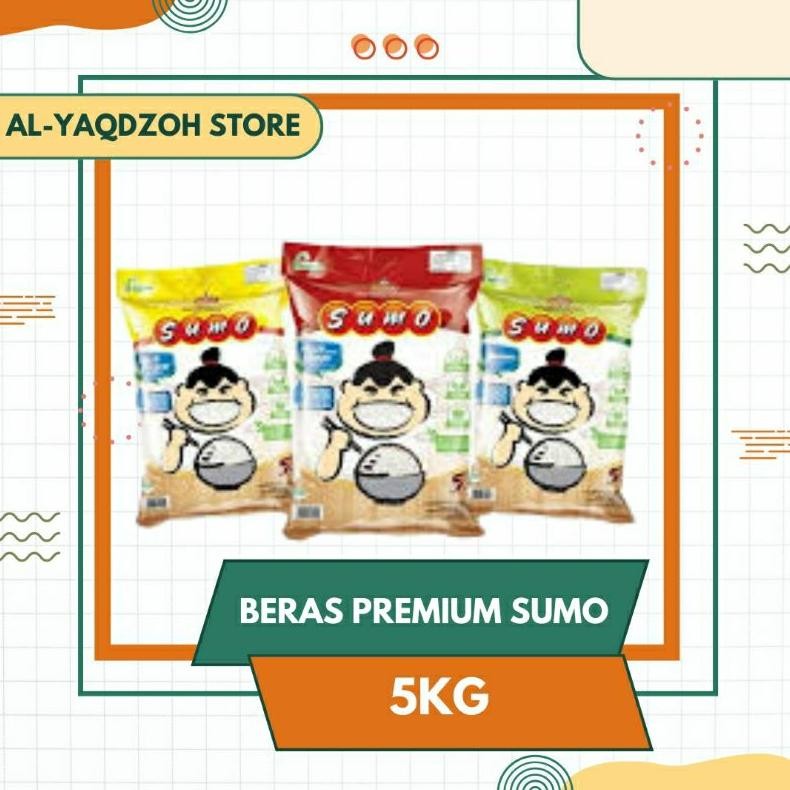 

Beras Premium | SUMO 5Kg | Tanpa DICUCI tetap BERSIH Nugi