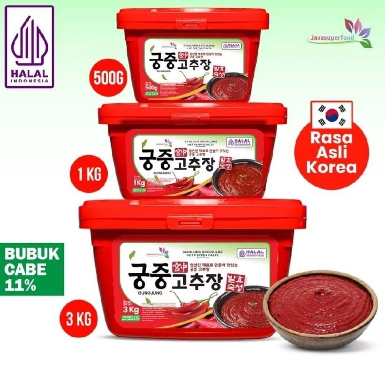 

Halal GUNGJUNG GOCHUJANG Import /Hot Pepper Taster / Pasta Cabai Pedas Korea Nugi