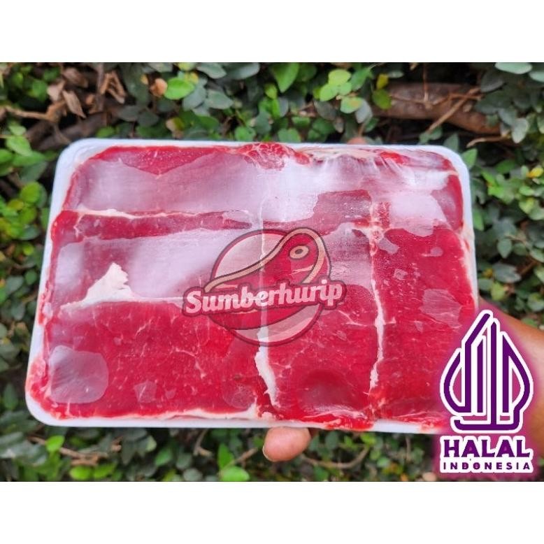

SLICE BEEF LOW FAT PREMIUM 500gr/DAGING RENDAH LEMAK 500gr Nugi