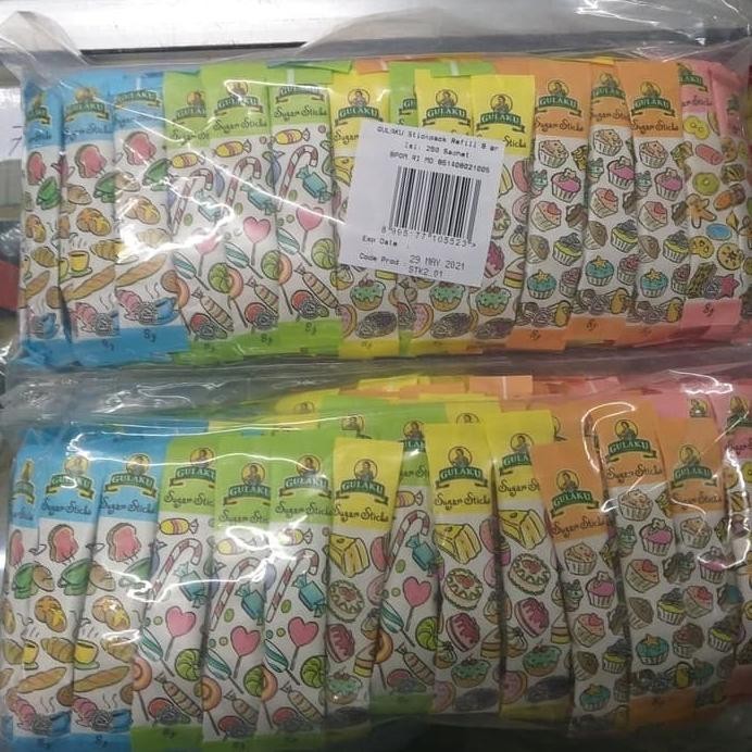 

HS gulaku stick 125 x 8gr gula sachet Nugi