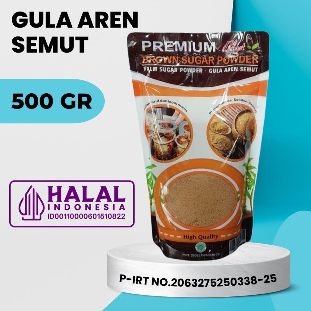 

Gula Aren Semut 500 gram - Palm Sugar Bubuk - Gula Bubuk Organik Nugi